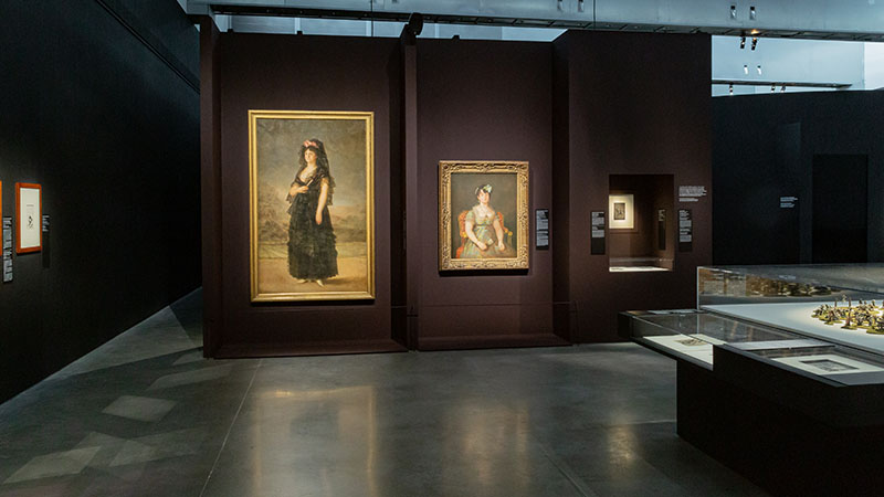 Expérience Goya : Exposition Experience Goya. Scenographie : Maciej Fiszer. Photo : Jean-Marie Dautel pour le PBA de Lille, 2021
